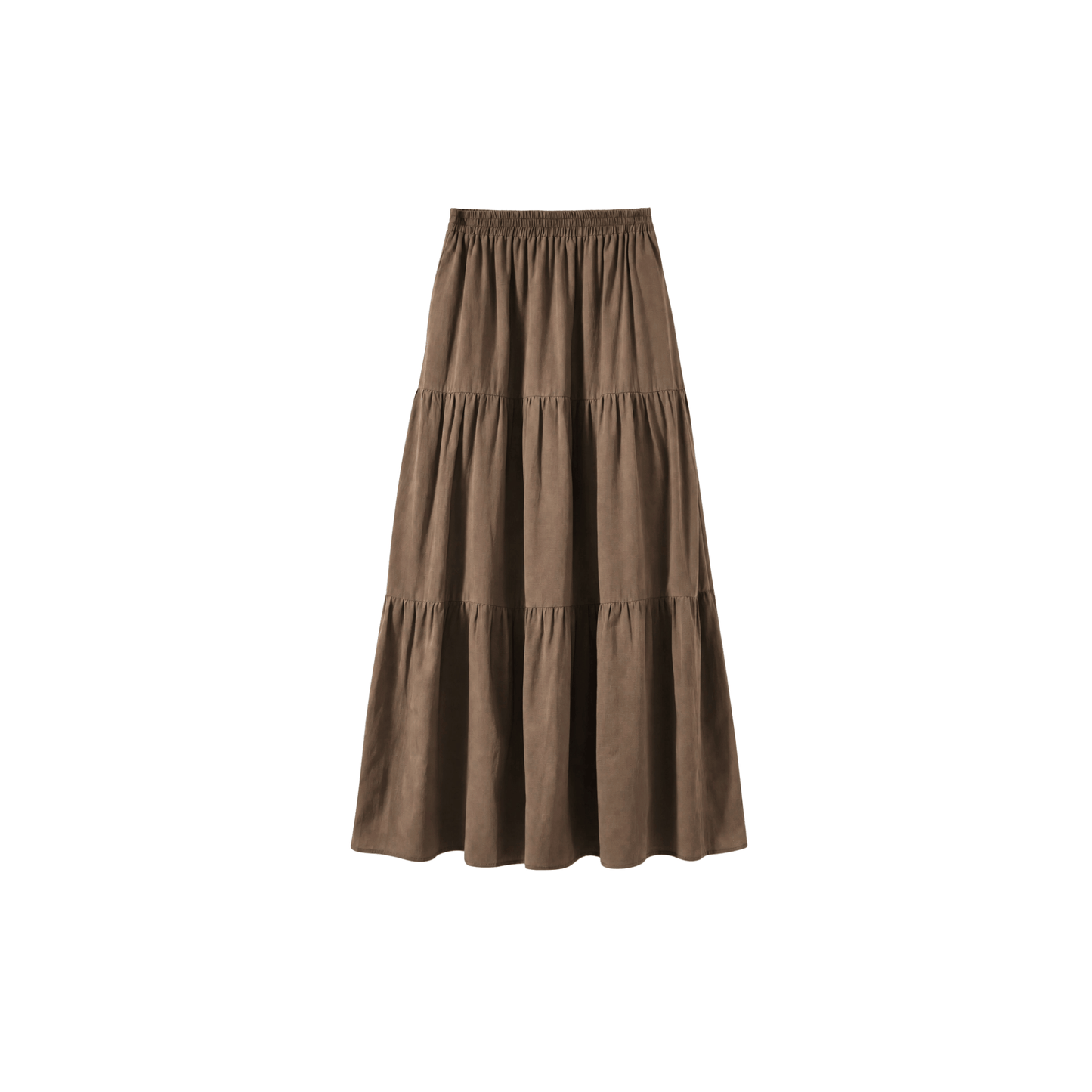 3-tier flowy maxi skirt