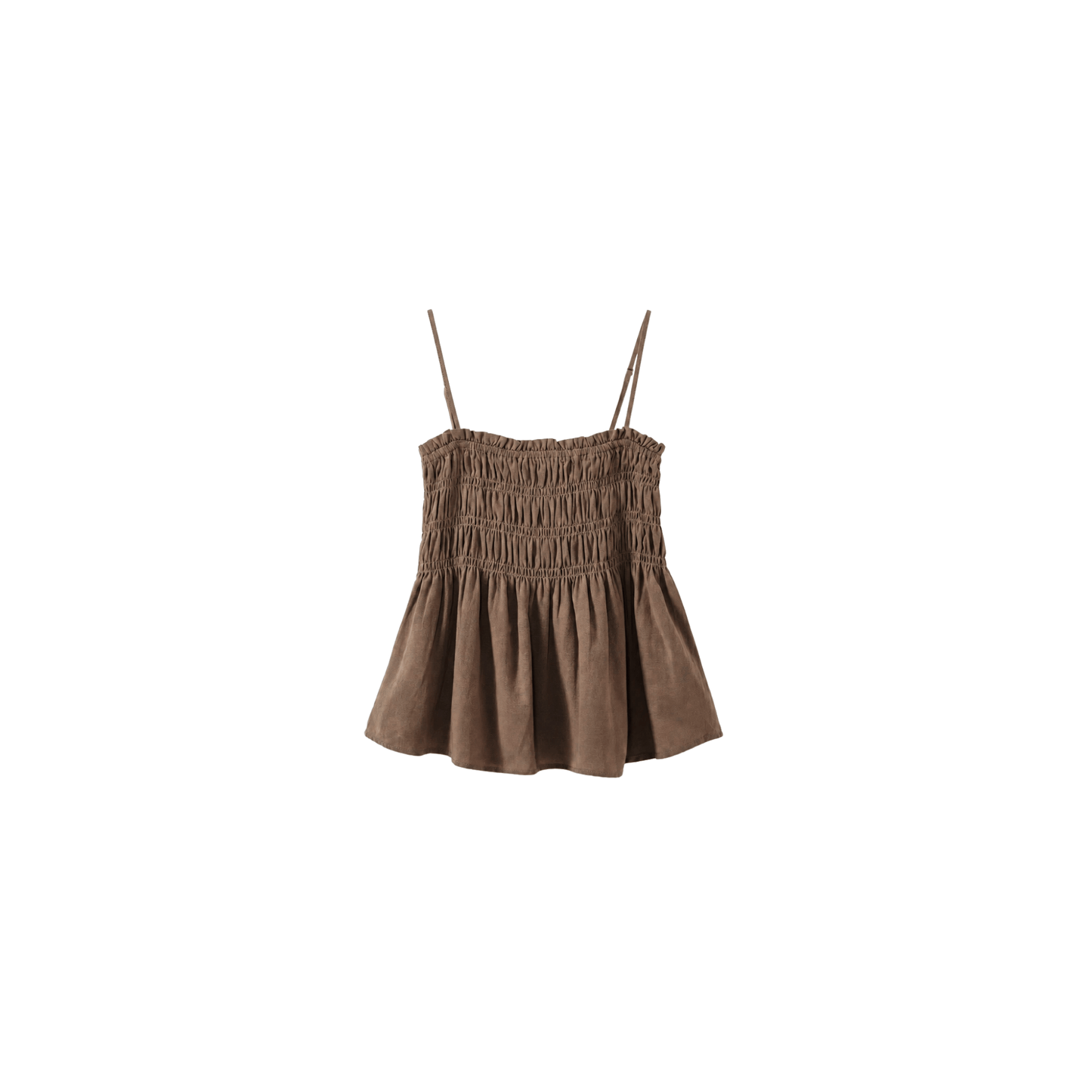 smocked 3-tiered spaghetti top