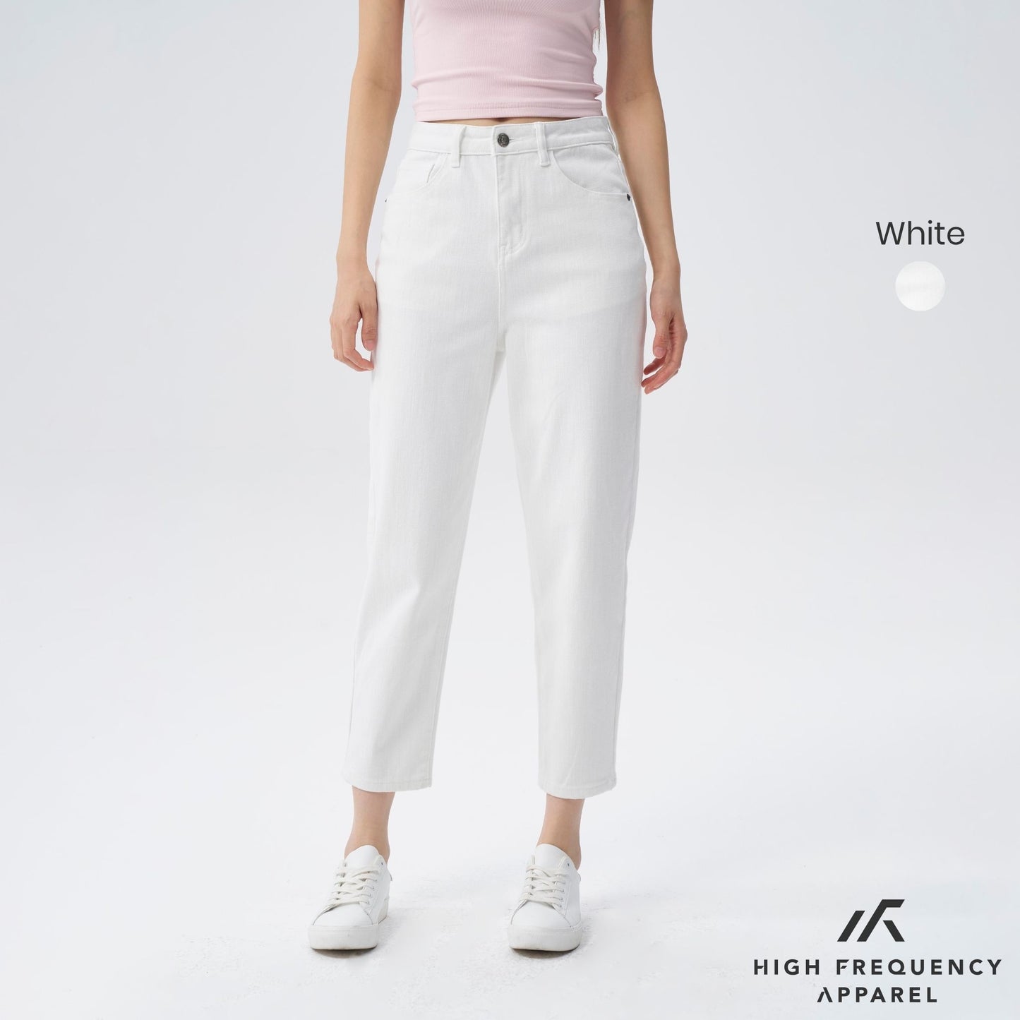 hfa women’s bw high waisted ankle-length mom denim jeans