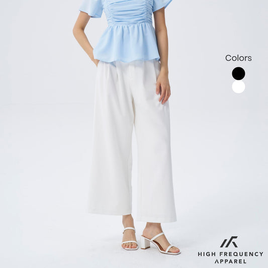 Crease-Free Double Pleated Trousers