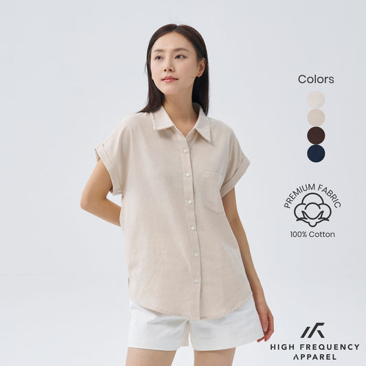 Cuffed Short Sleeve Pocket Shirt – Relaxed Fit