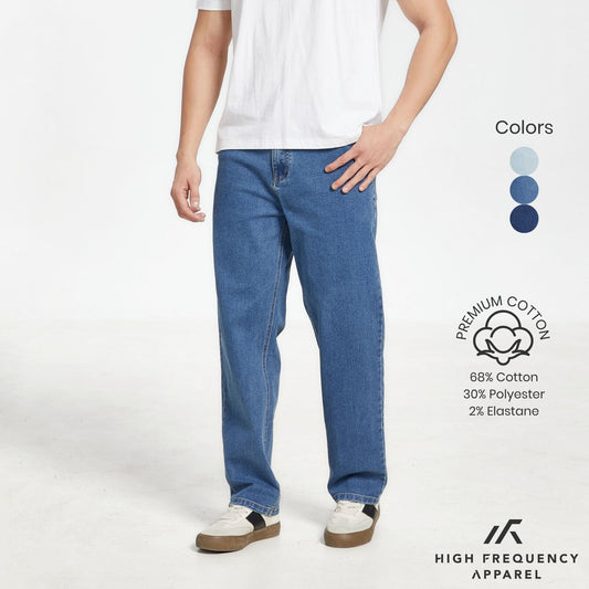 Straight Cut Denim Jeans