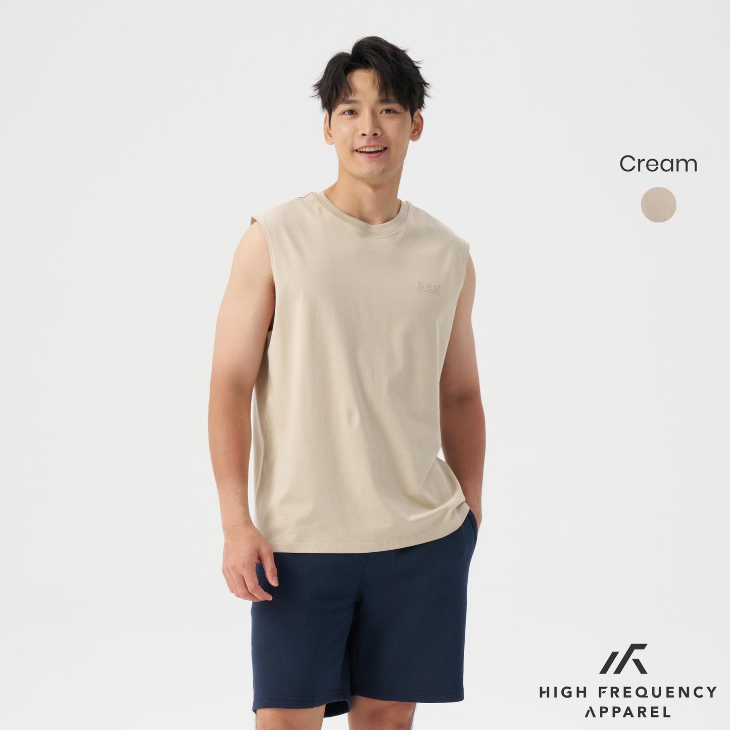 hfa men's cotton muscle tank top