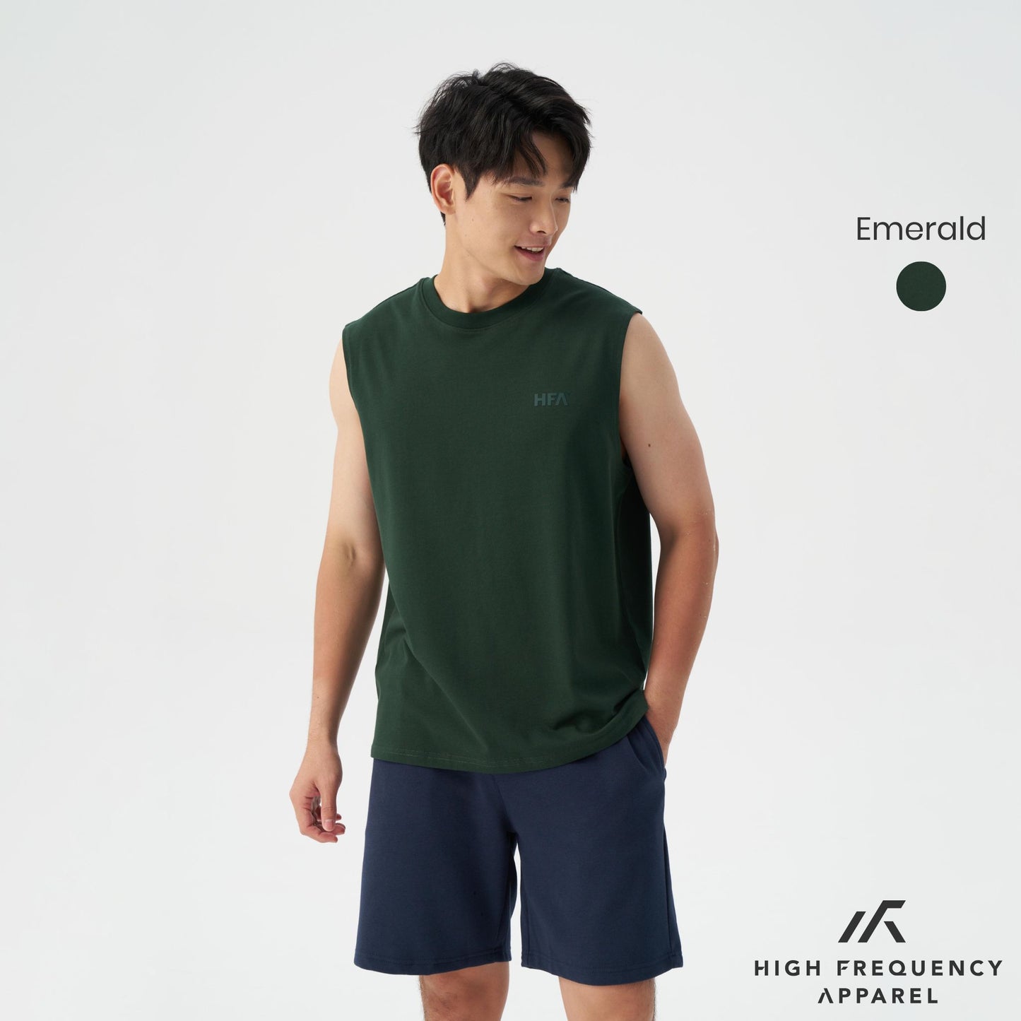 hfa men's cotton muscle tank top