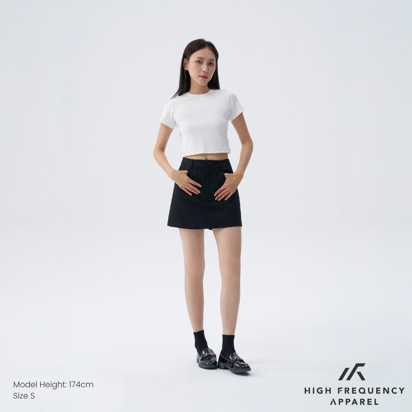 hfa women's basic cotton pocket skorts