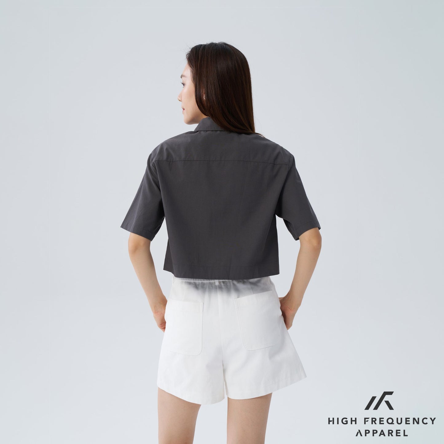 hfa women’s relaxed fit boxy crop shirt