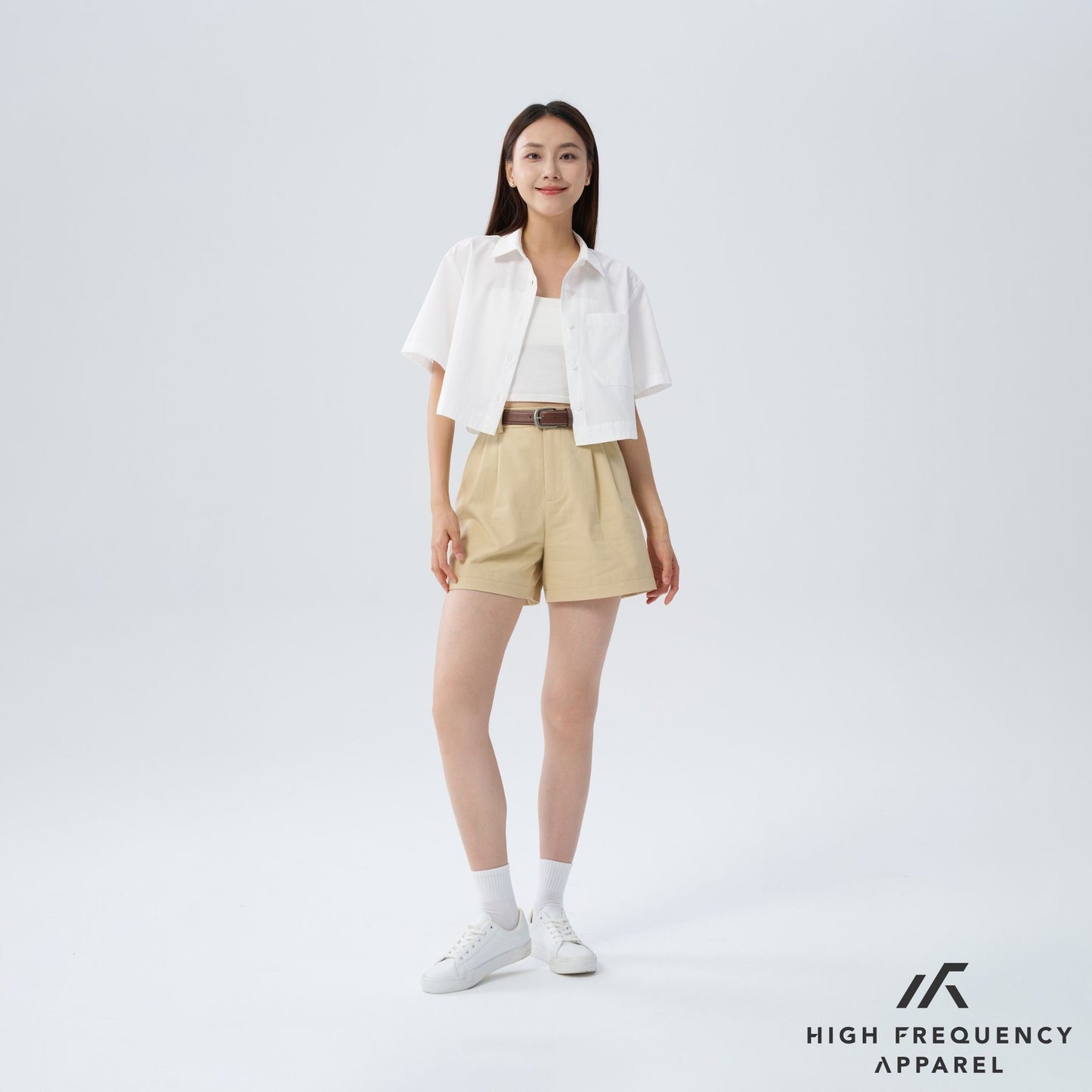 hfa women’s relaxed fit boxy crop shirt