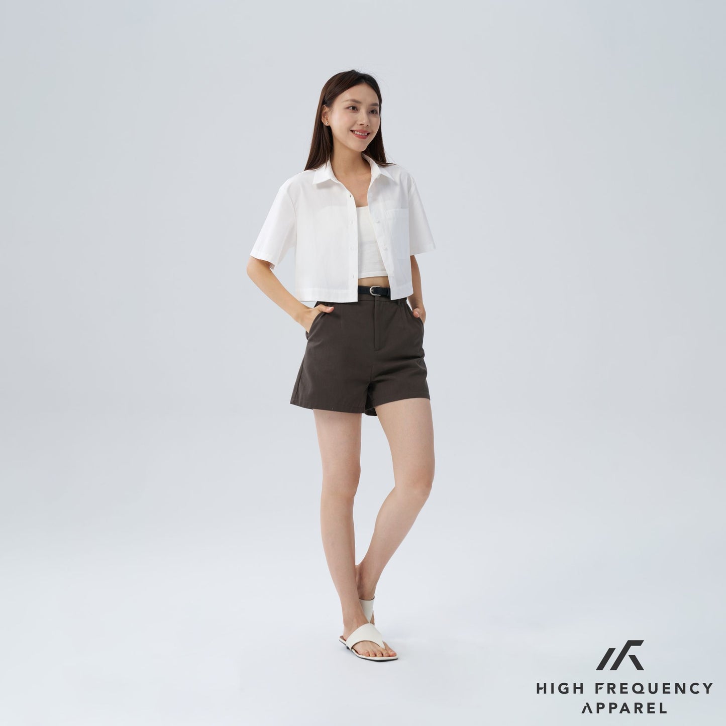 hfa women’s relaxed fit boxy crop shirt