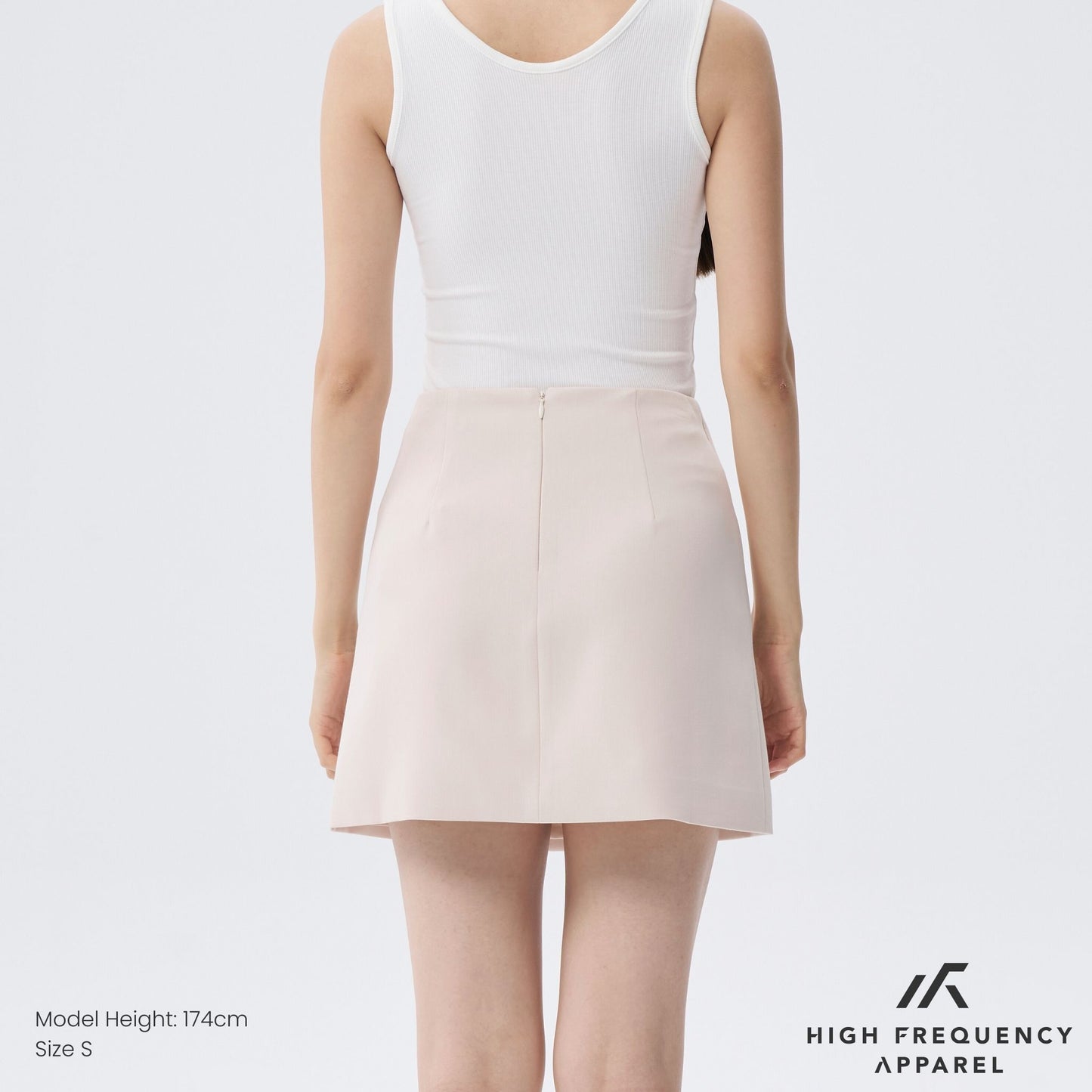 hfa women's seamless front slit skorts