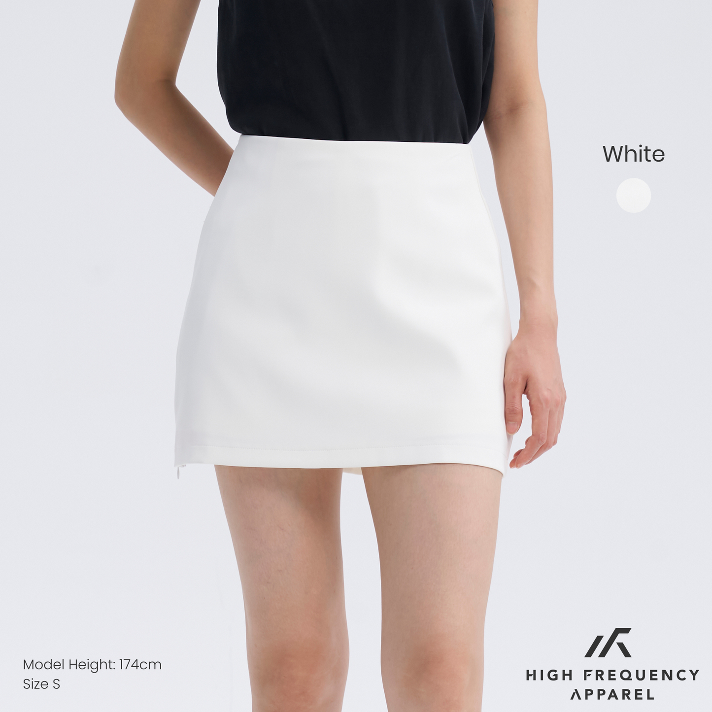adjustable side-zip skorts with hidden pocket