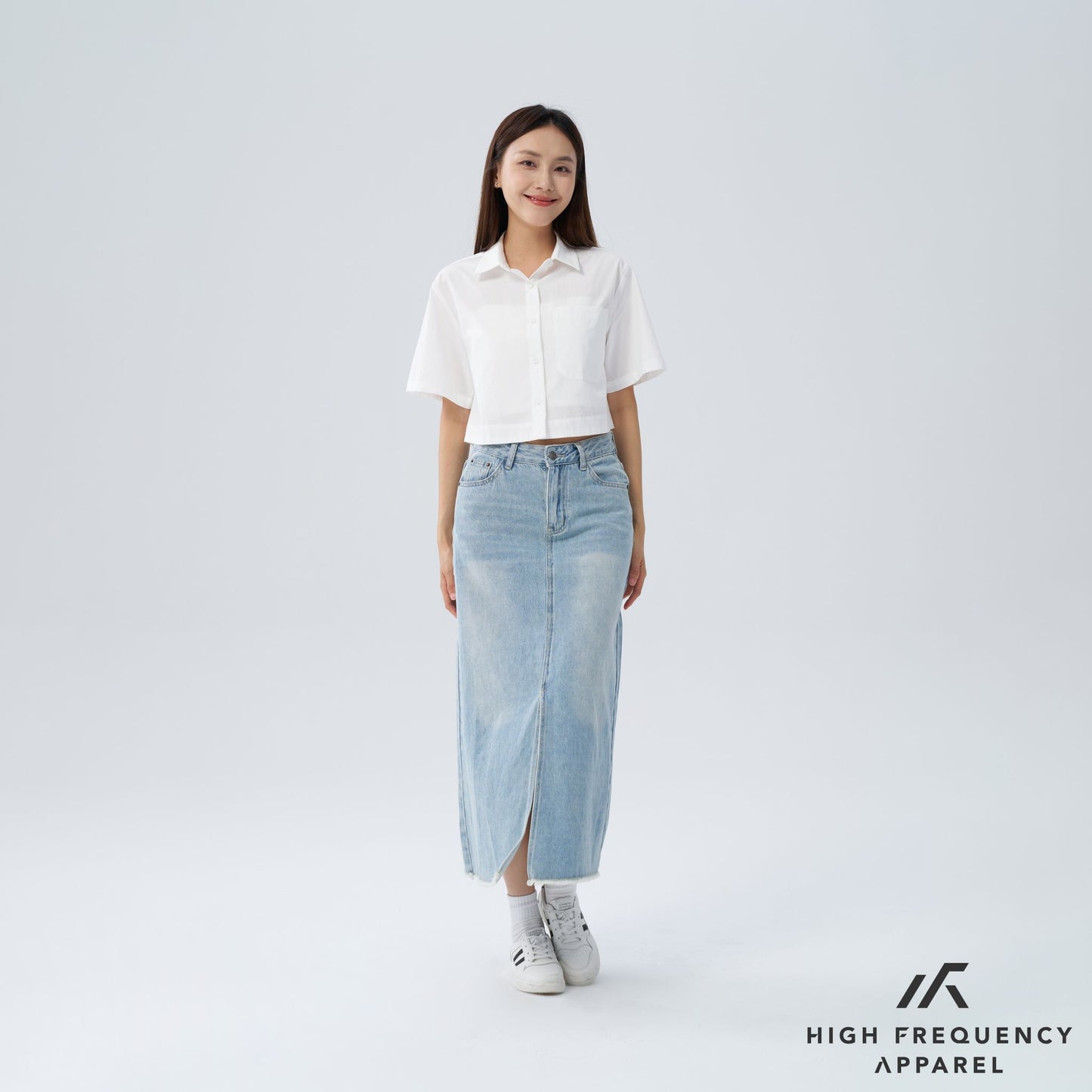 hfa women’s relaxed fit boxy crop shirt