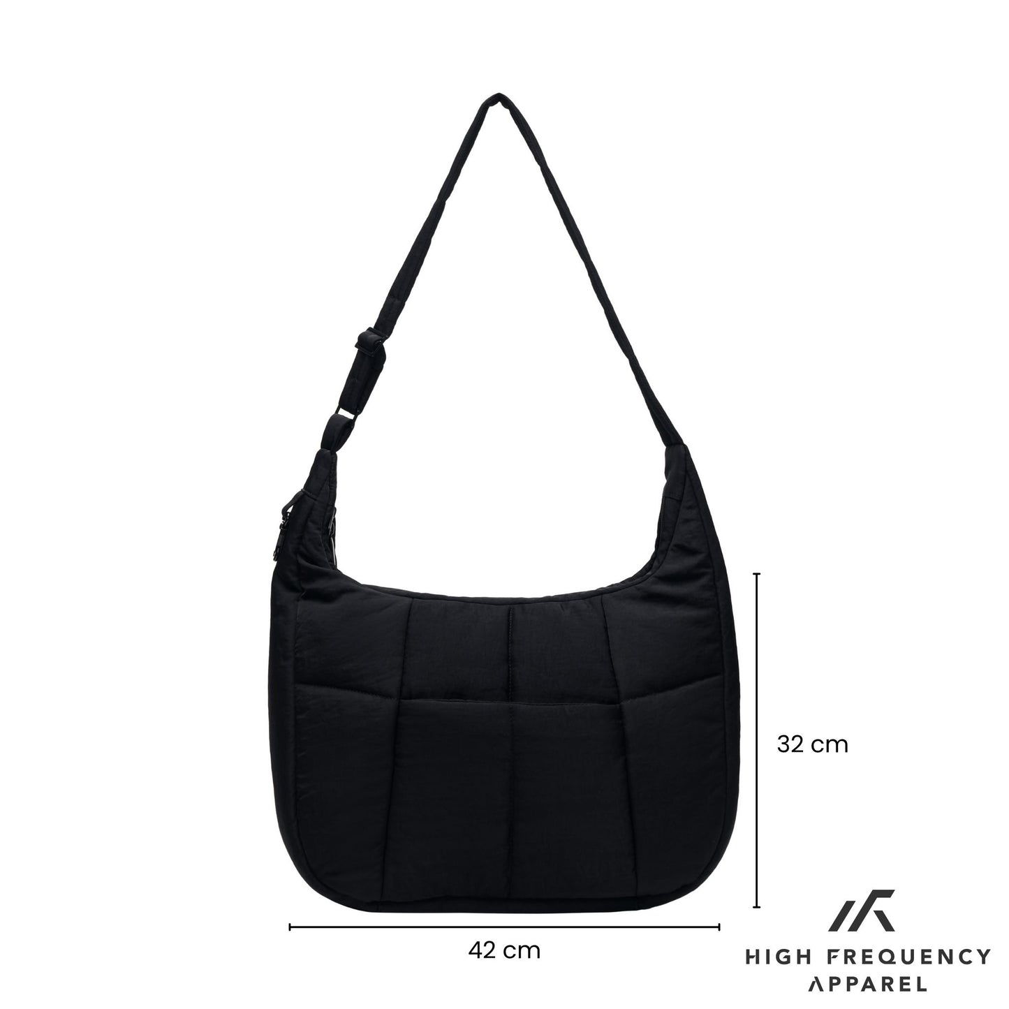 hfa unisex puffy cloud shoulder bag – quilted and lightweight