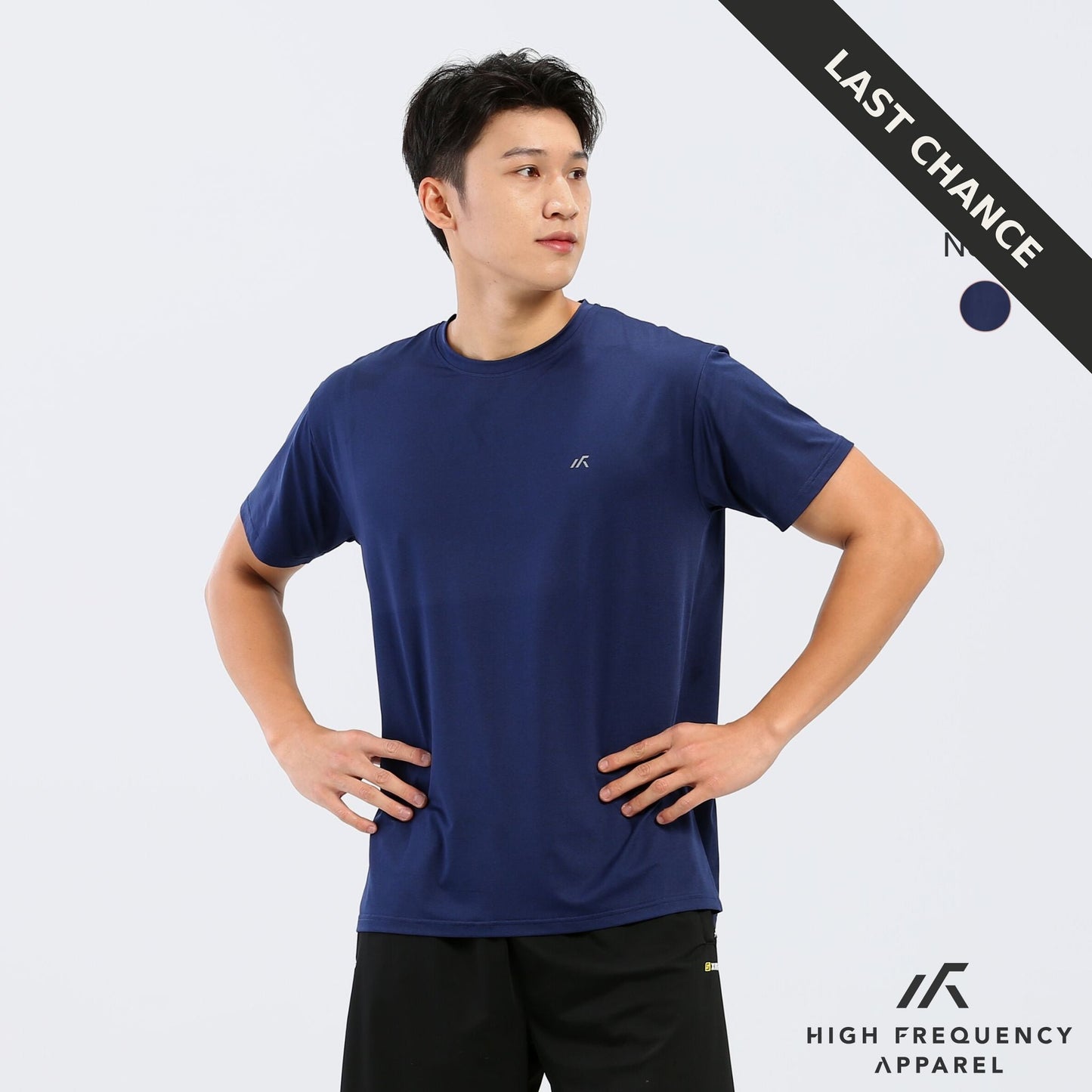 dri-fit heather crew neck short sleeve t-shirt