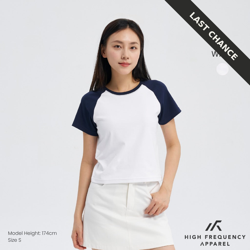 raglan cotton baby tee