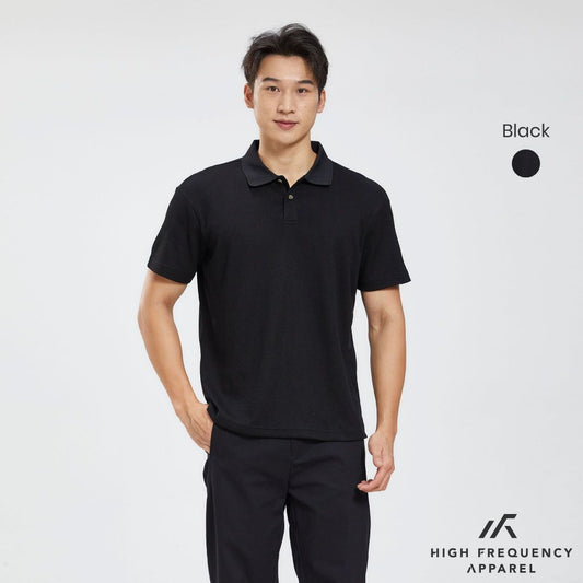 Waffle Knitted Polo T-Shirt