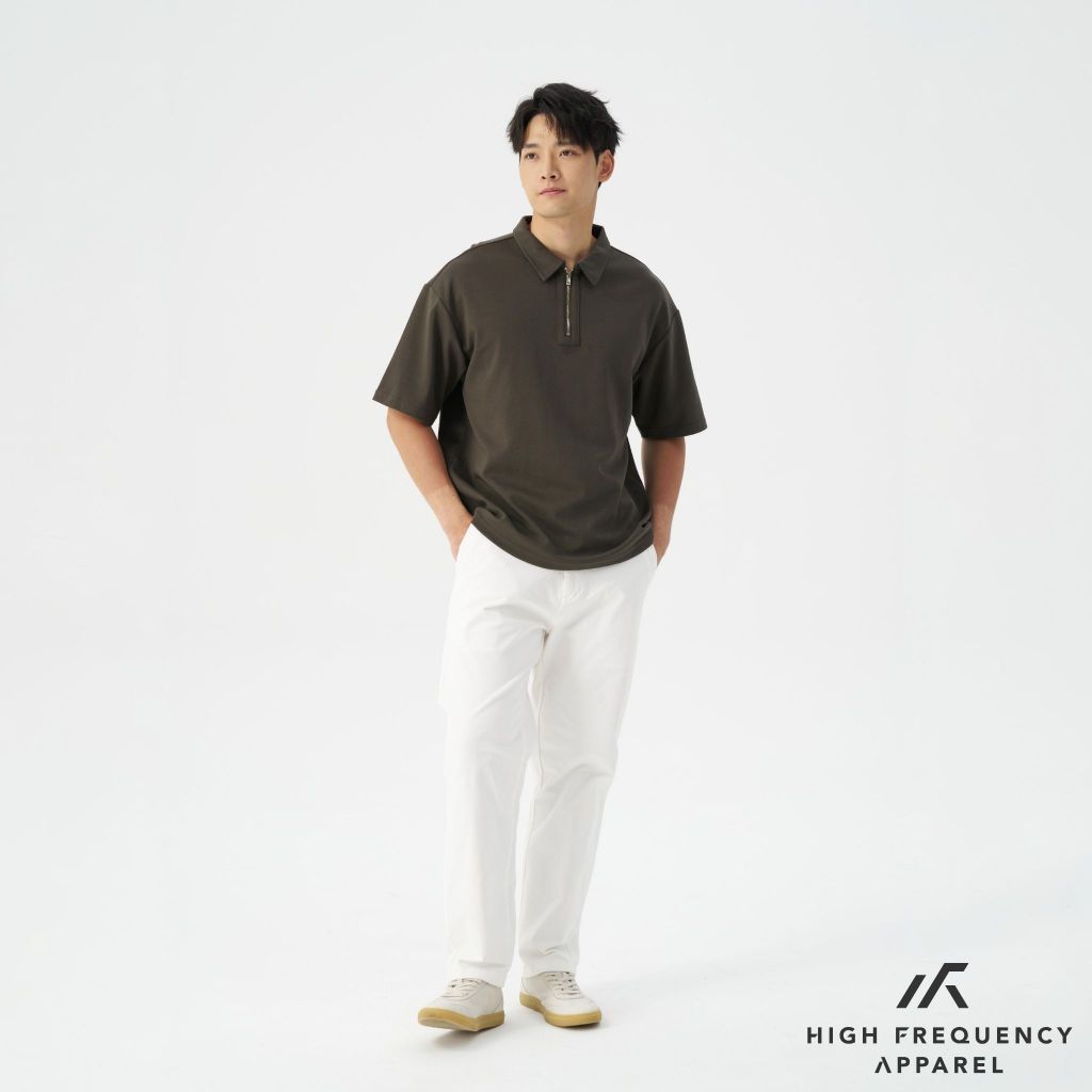 hfa cooling quarter zip polo 220gsm oversized tee