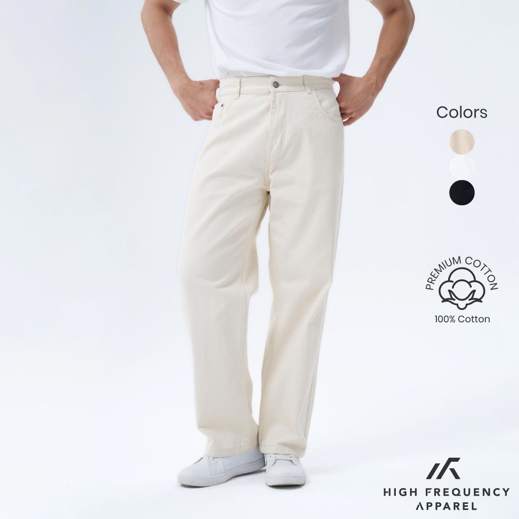 hfa men's straight cut cotton twill jeans