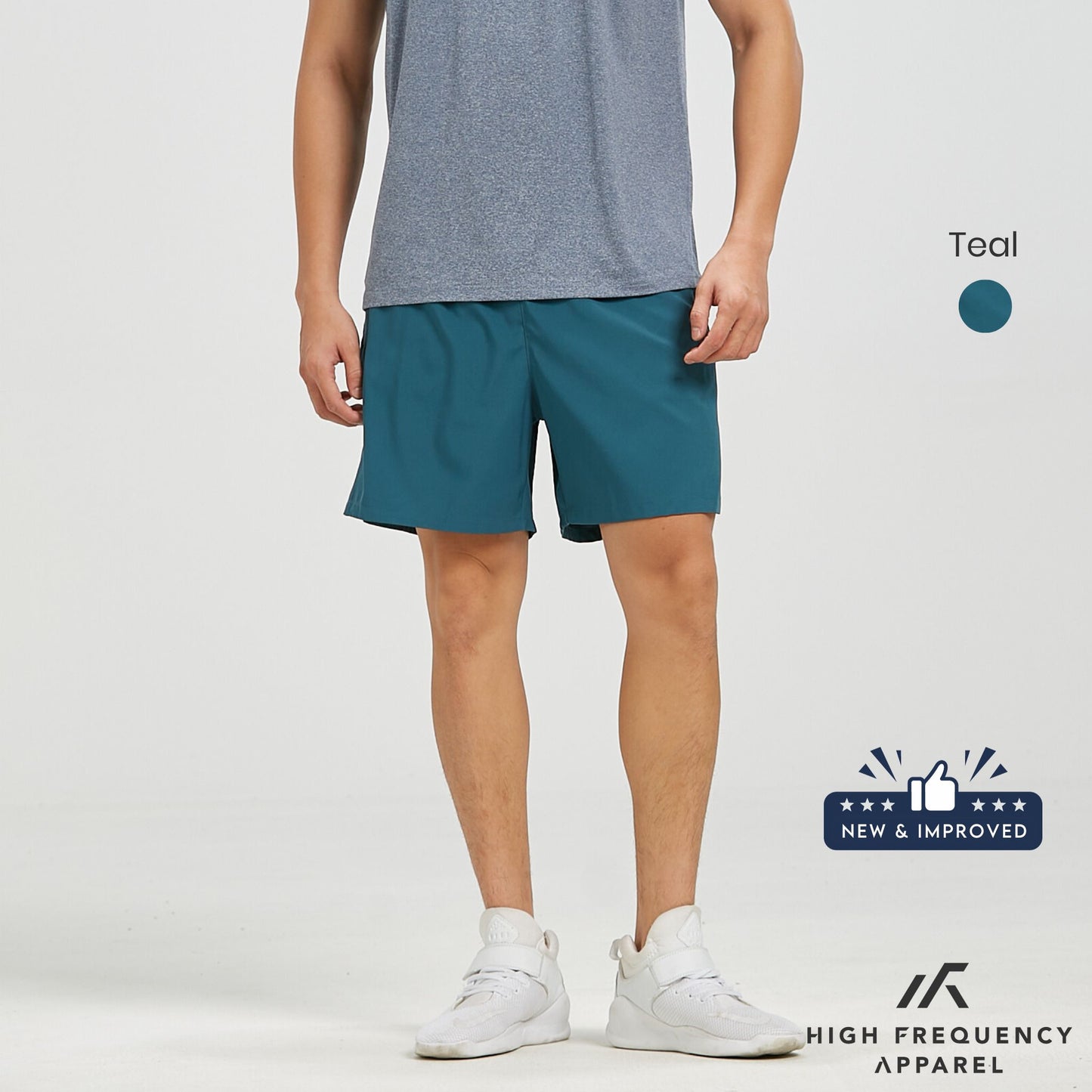 hfa unisex dri-fit ultra cooling sports shorts with zippered pockets