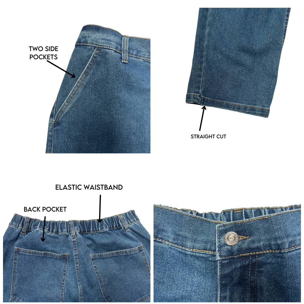 hfa men's straight cut denim jeans