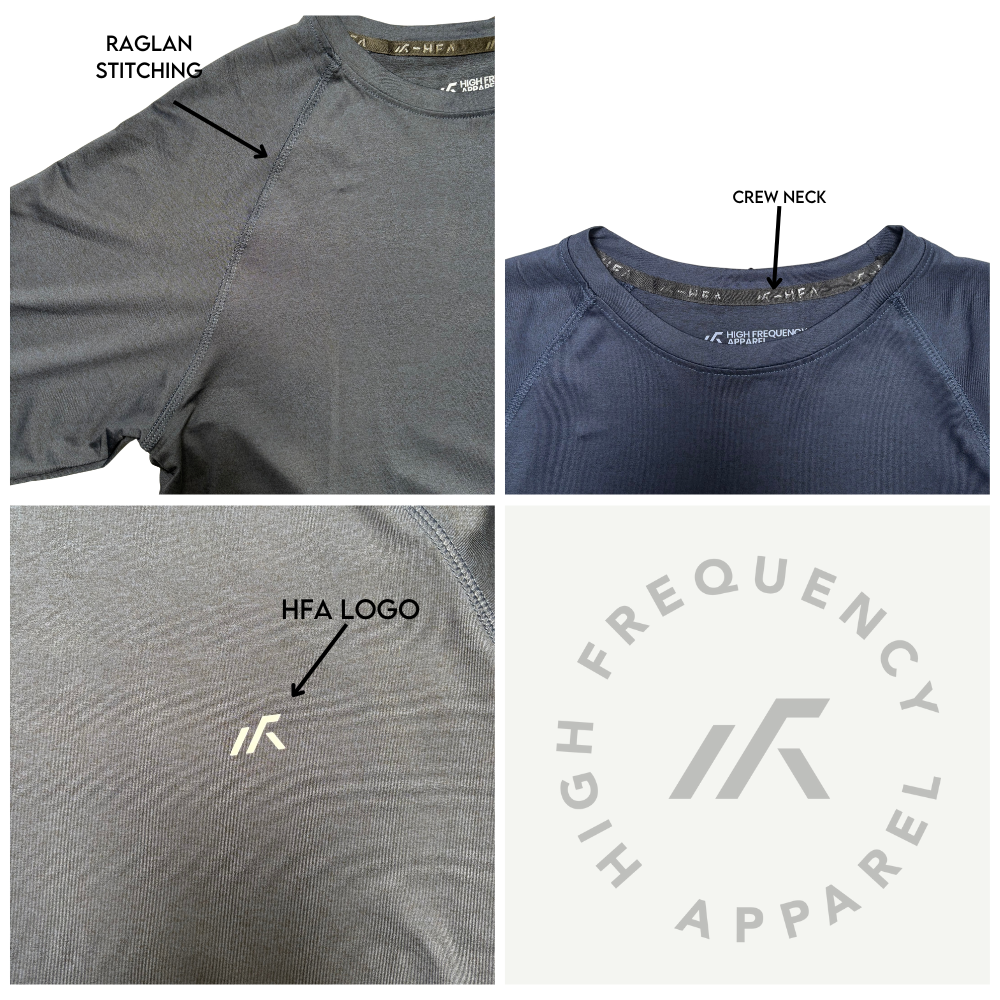 hfa unisex raglan dri-fit crew neck long sleeve t-shirt
