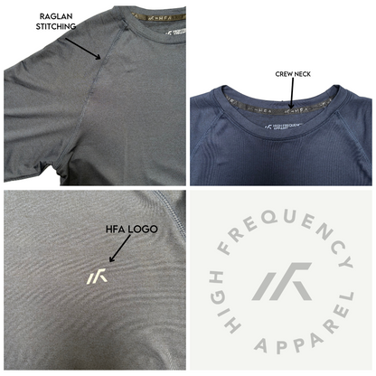HFA Unisex Raglan Dri-fit Crew Neck Long Sleeve T-Shirt