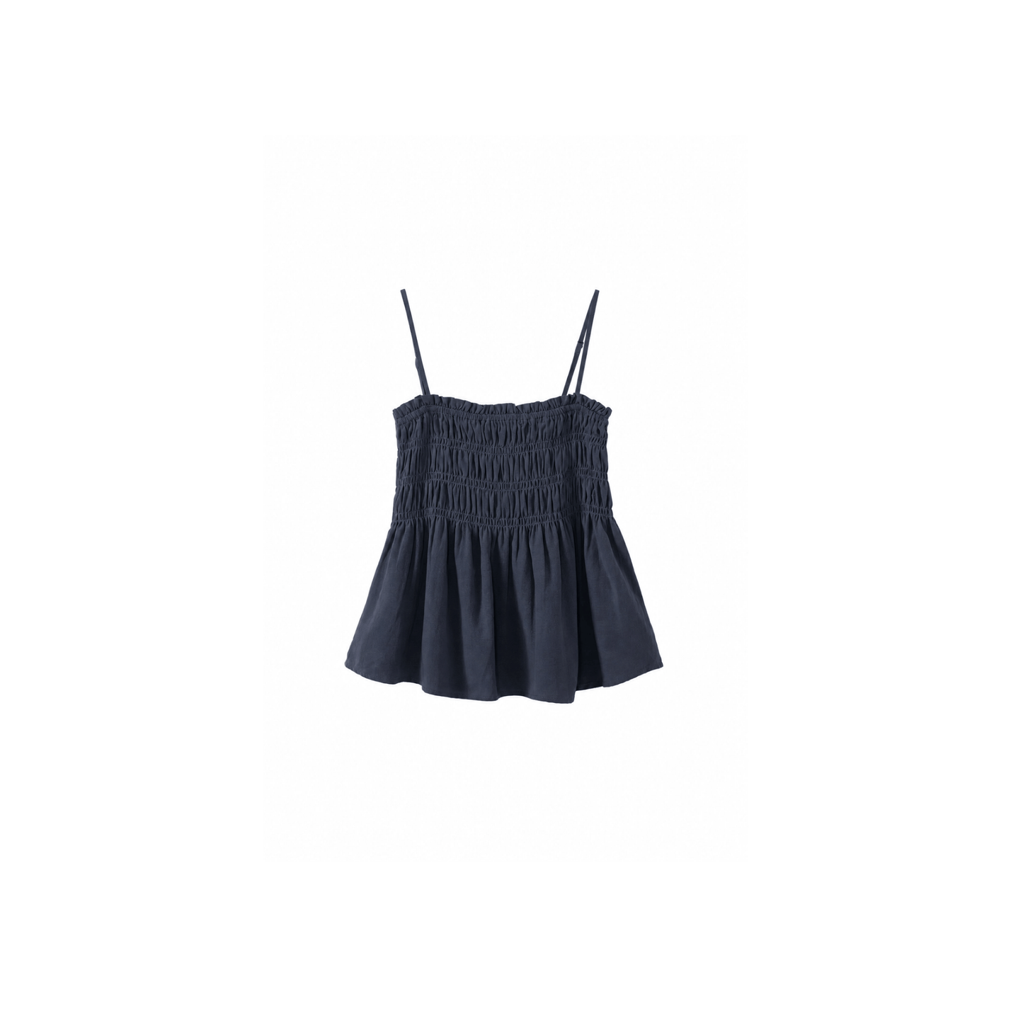 smocked 3-tiered spaghetti top