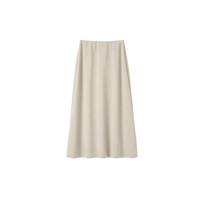 Women's Minimalist Tencel Flowy Maxi Skirt