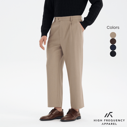 Men’s Single Pleated Creasefree Work Trousers