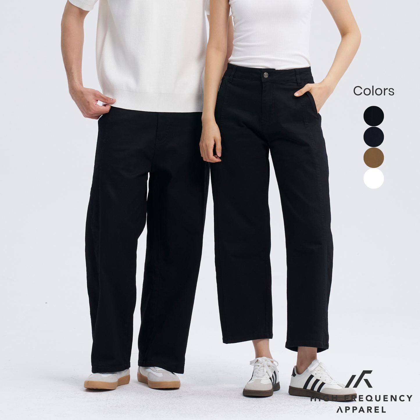 unisex curve chino pants