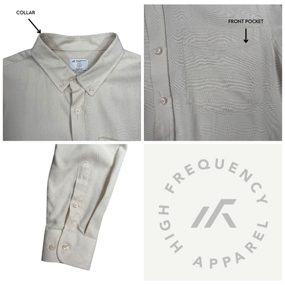 HFA Unisex Linen Cotton Relaxed Fit Long Sleeve Shirt