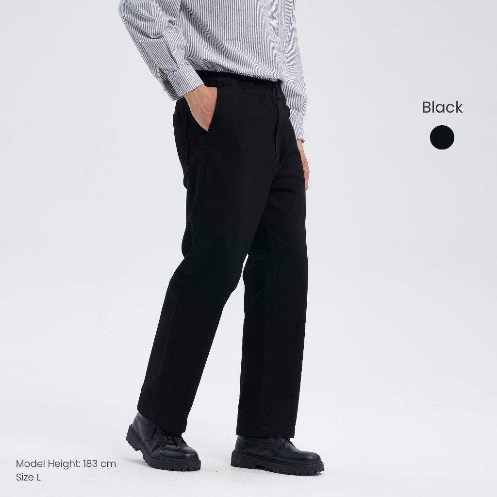 essential stretch cotton pants