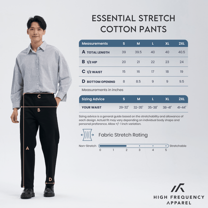 Essential Stretch Cotton Pants