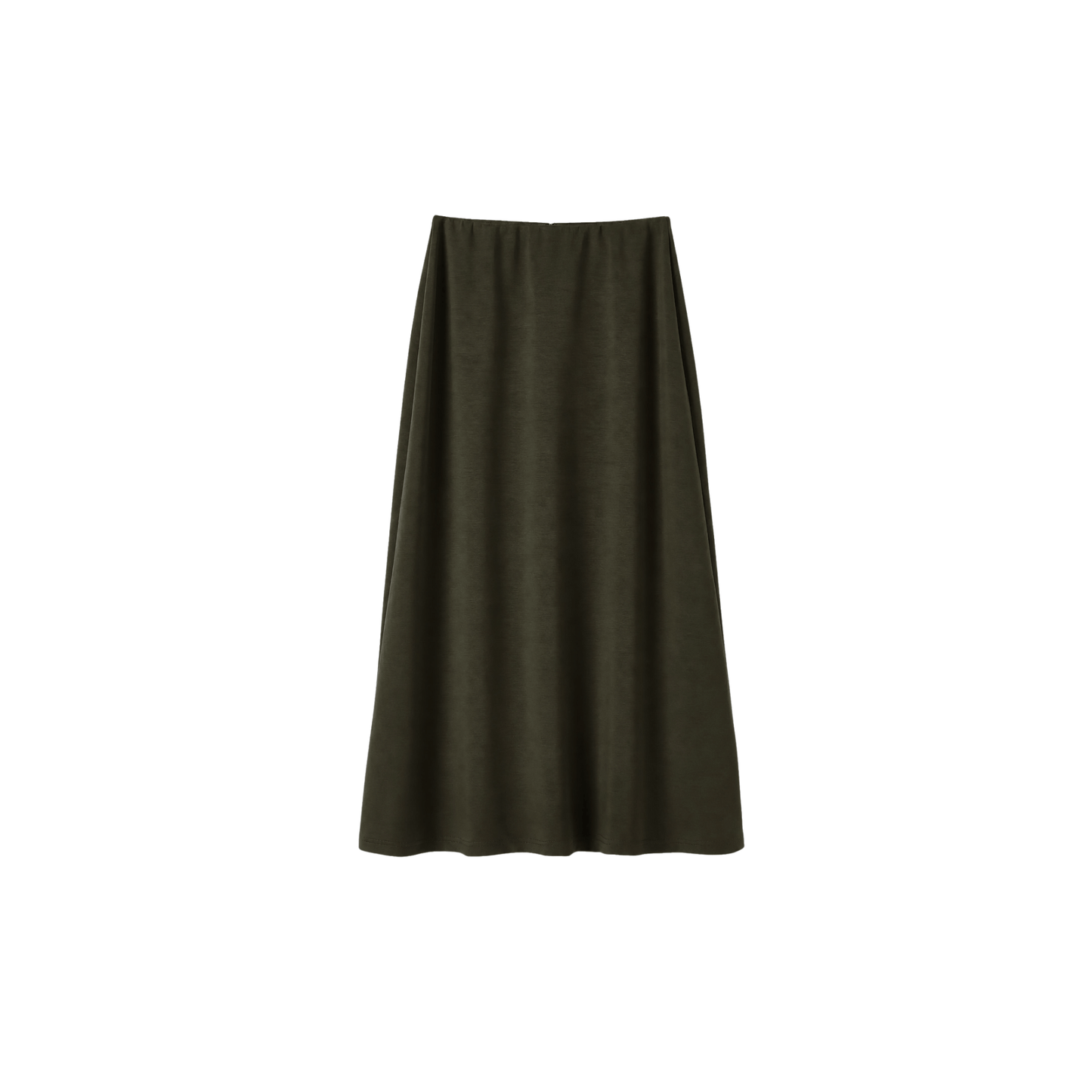 women's minimalist tencel flowy maxi skirt