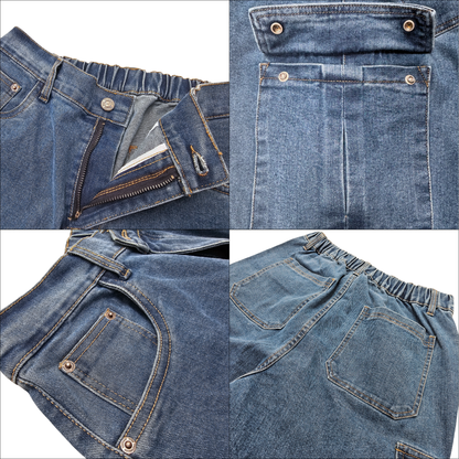 HFA Unisex Cargo Denim Jeans
