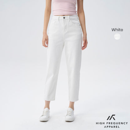 HFA Women’s BW High Waisted Ankle-Length Mom Denim Jeans