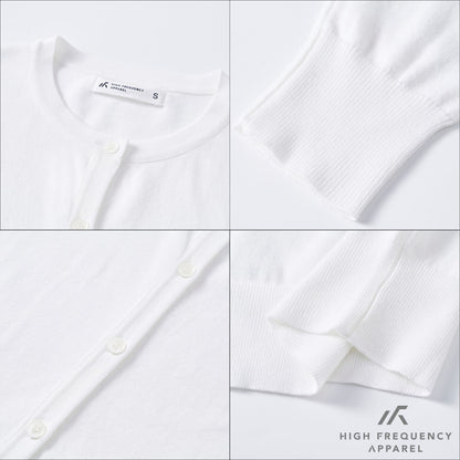 HFA Women’s Crew Neck Long Sleeve Cardigan