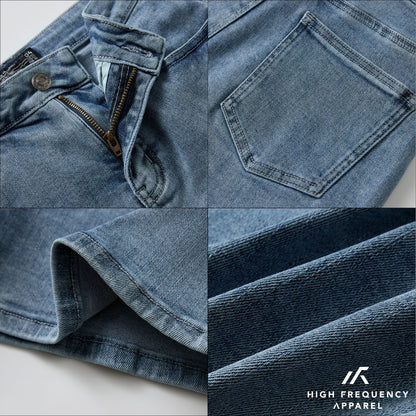 HFA Women's Mid-Waisted Stretch Denim Shorts