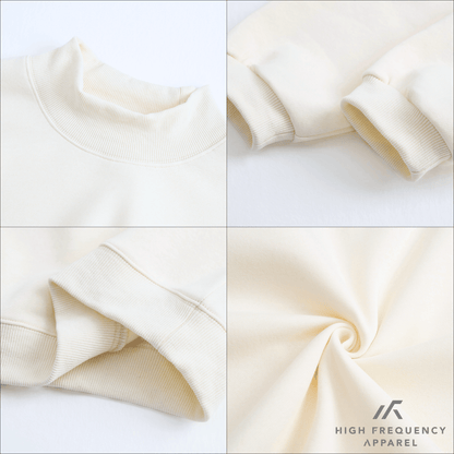 Mock Neck Long Sleeve Sweatshirt