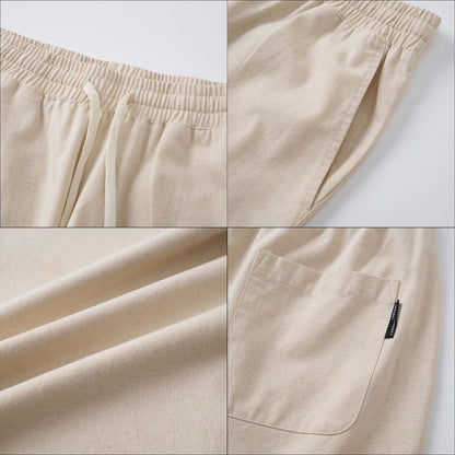 HFA Men’s Wide Leg Relaxed Cotton Pants