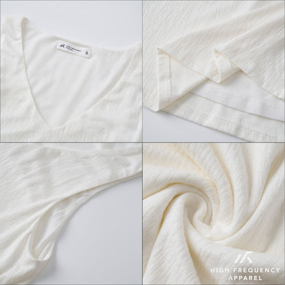 HFA Women's Chiffon Sleeveless V-Neck Top