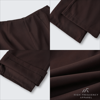 Minimal Straight-Leg Work Trousers