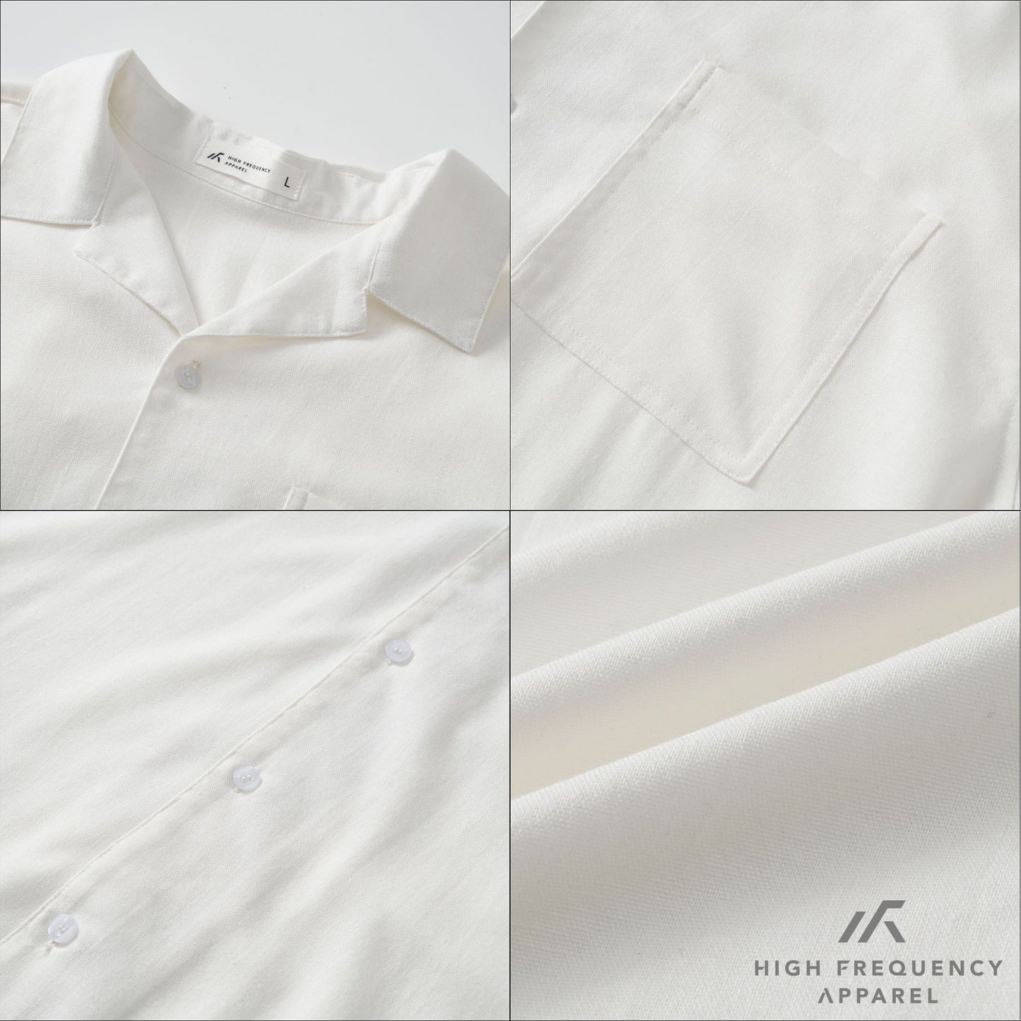 hfa men’s camp-collar short sleeve shirt - relaxed fit