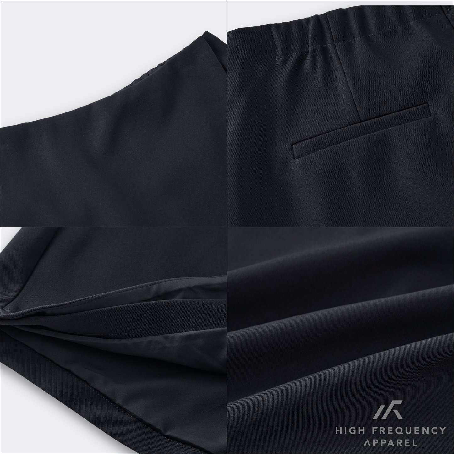 clean cut waistband flap skorts with pocket