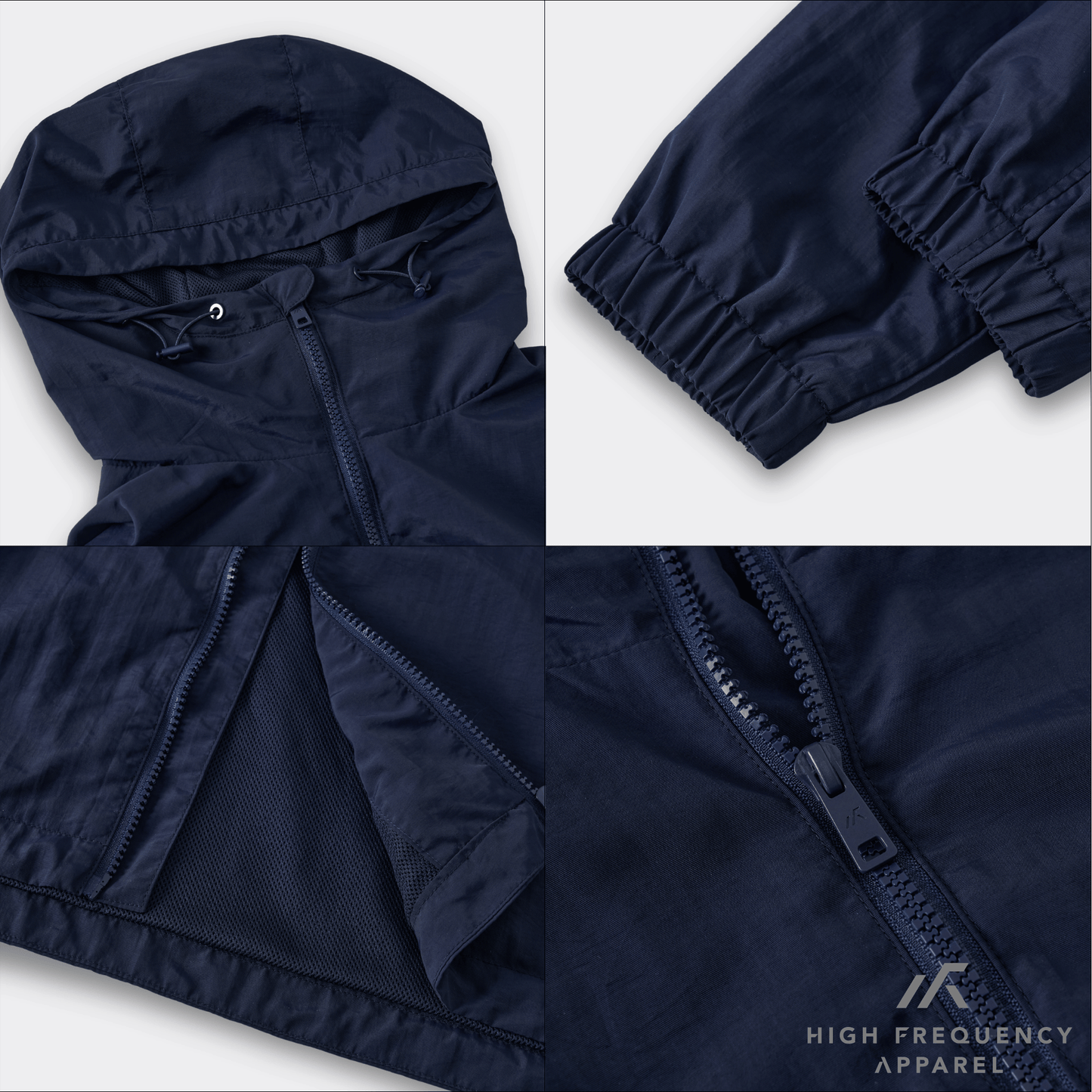 waterproof hooded windbreaker jacket