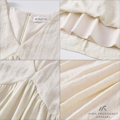 HFA Women’s V-Neck Textured Iron-Free Sleeveless Blouse