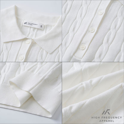 HFA Women’s Cable Knitted Polo