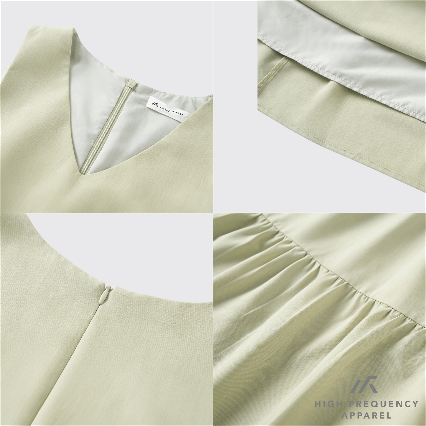 v-neck tiered midaxi dress