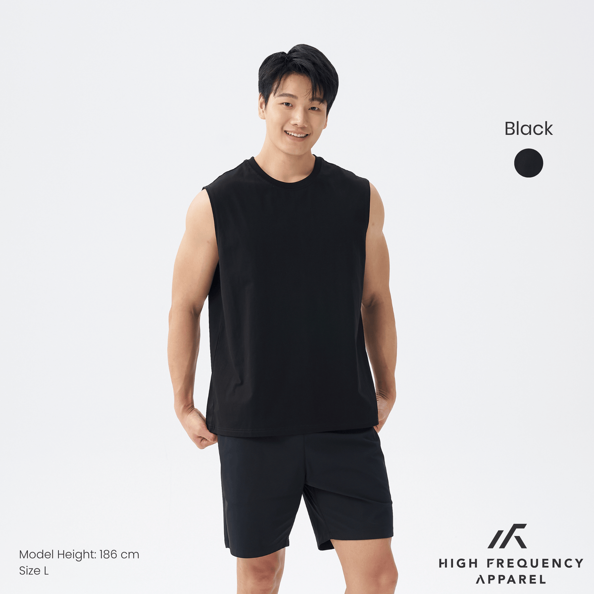 cooling cotton crew neck muscle tank top