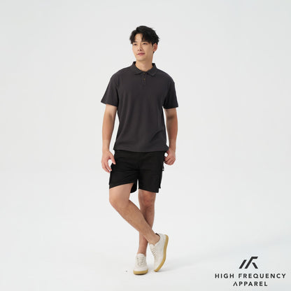 HFA Men's Waffle Knitted Polo T-Shirt