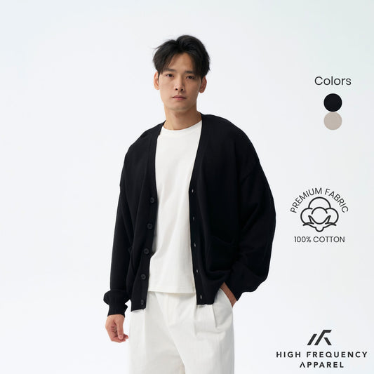 HFA Men's Relax Fitted Knitted Cardigan